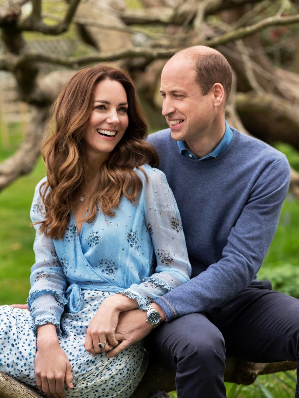 The Duke and Duchess of Cambridge on their 10th anniversary (PA)