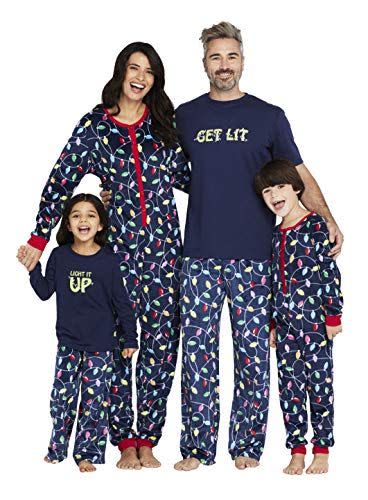 Buffalo Bills Youth Plaid Family Holiday Pajamas FOCO