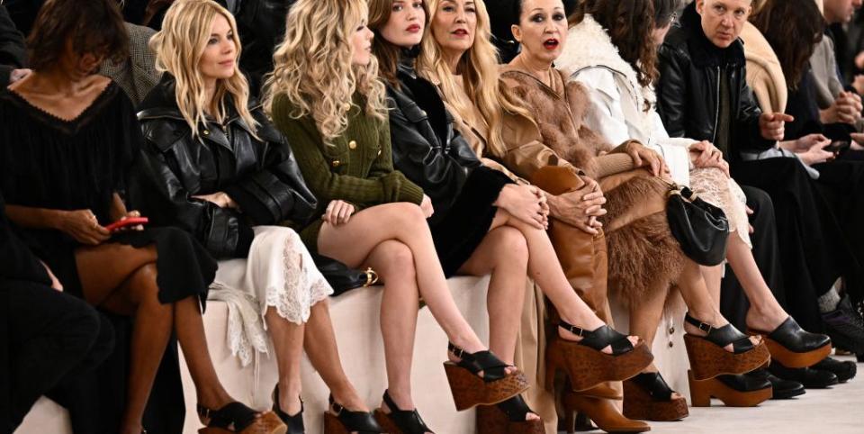 chloe front row sienna miller