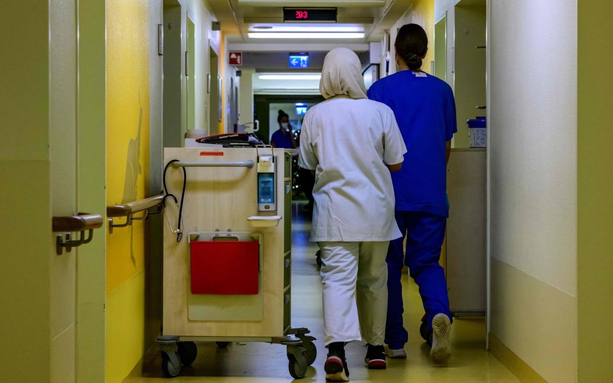 Hospital staff - GETTY IMAGES