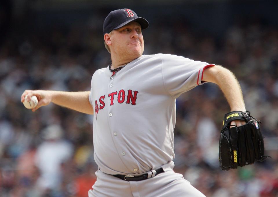 <b>Curt Schilling</b><br> <br>Speaking of hard to prove, it's hard to put a finger on what voters might have against Schilling, but it seems like his dislikable personality is working against him. Schilling never won a Cy Young (he finished second three times) and his 216 victories look meek for a guy with 569 career appearances, but his numbers across the board compare well with other Hall of Famers. He’ll get in someday. <br>– DB<br> <br><i>BLS vote: Yes<br> Will he get in this year: No<br> BBTF projection: 38.9 percent</i><br> <br>(Getty Images)