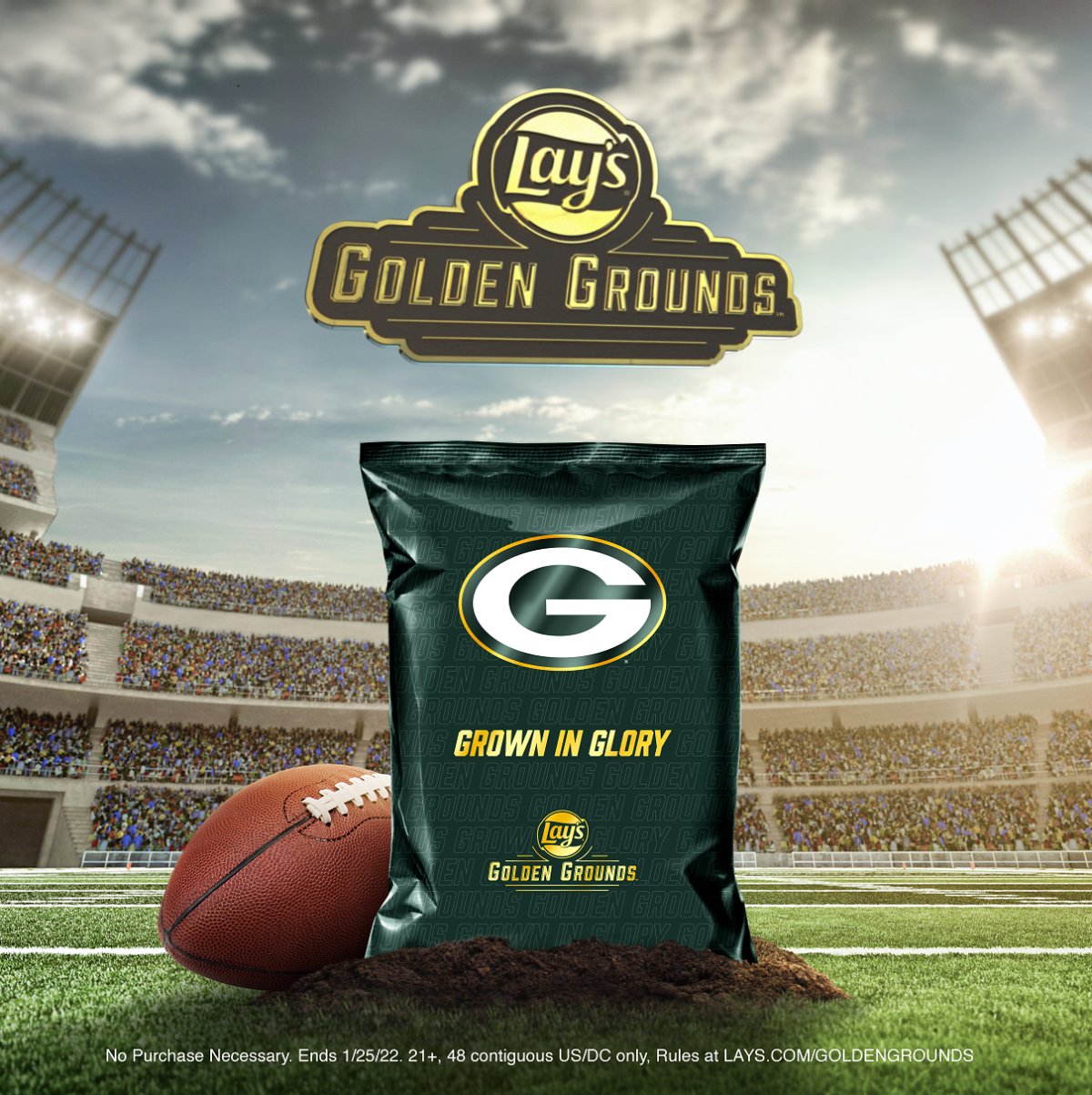 Lay's grows potatoes in Lambeau Field soil, offers potato chips as prizes