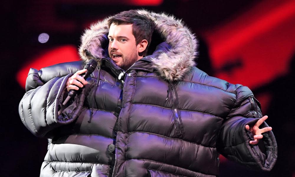 Man was hot … Jack Whitehall, host of the Brit awards 2018.