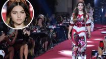 'World's most beautiful girl' walks the runway