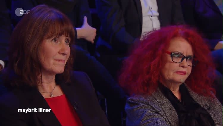 Sie sind die Gewinner und Verlierer von Heils “Respektrente” (v.l.): Bald-Rentnerin und Reinigungskraft Gudrun Weißmann und Rentnerin Heike Debertshäuser. (Foto: Screenshot ZDF)