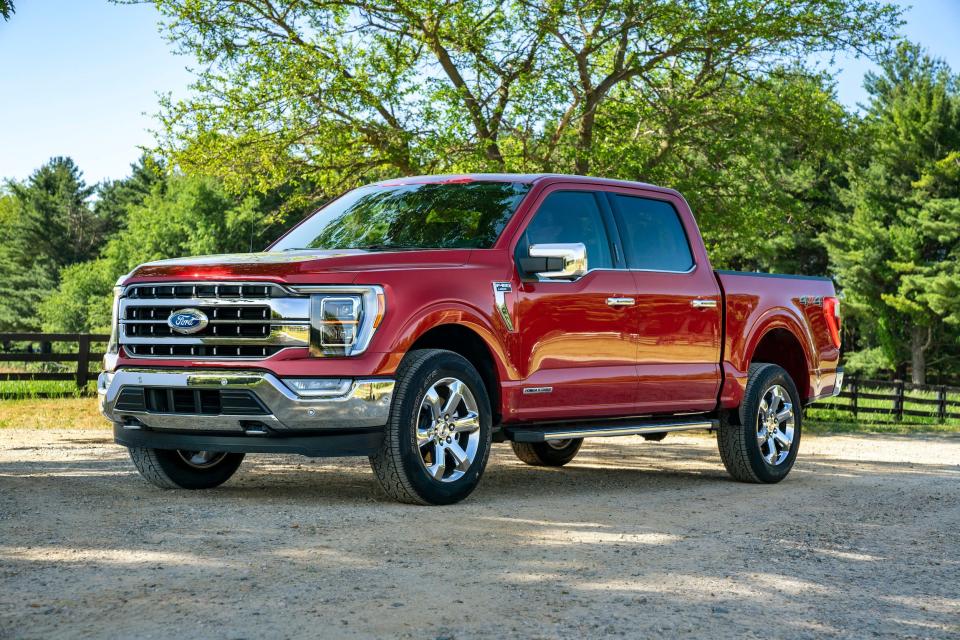 The 2021 Ford F-150.