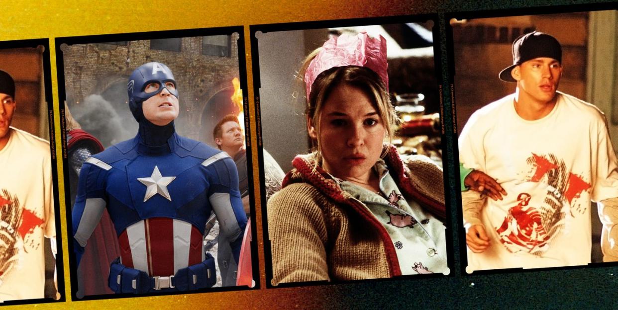 captain america, bridget jones diary, step up