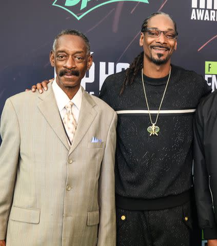 <p>Robin L Marshall/FilmMagic/Getty Images</p> Snoop Dogg and his father, Vernell Varnado, attended the BET Hip Hop Awards on September 17, 2016, in Atlanta, Georgia.