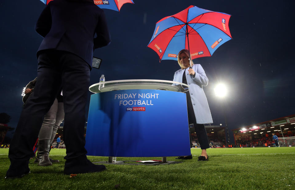 Sky’s dominant role in football has been challenged by BT Sport (Catherine Ivill – AMA/Getty Images)