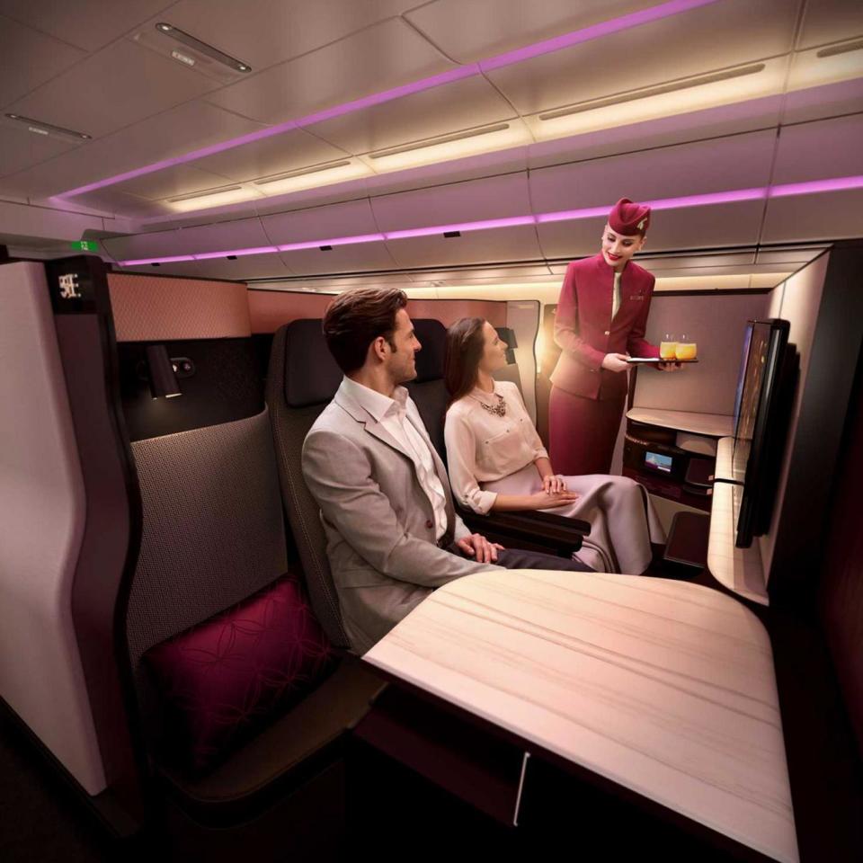 Qatar: The service will be available on the daily flight from London to Doha (PA)