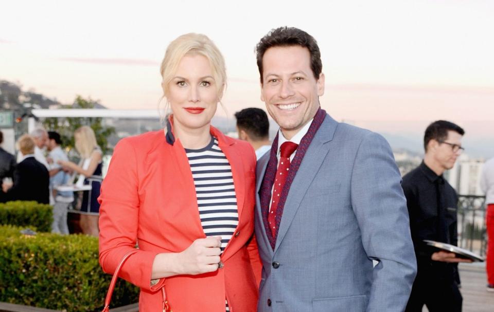 Alice Evans and Ioan Gruffudd in happier times - Getty