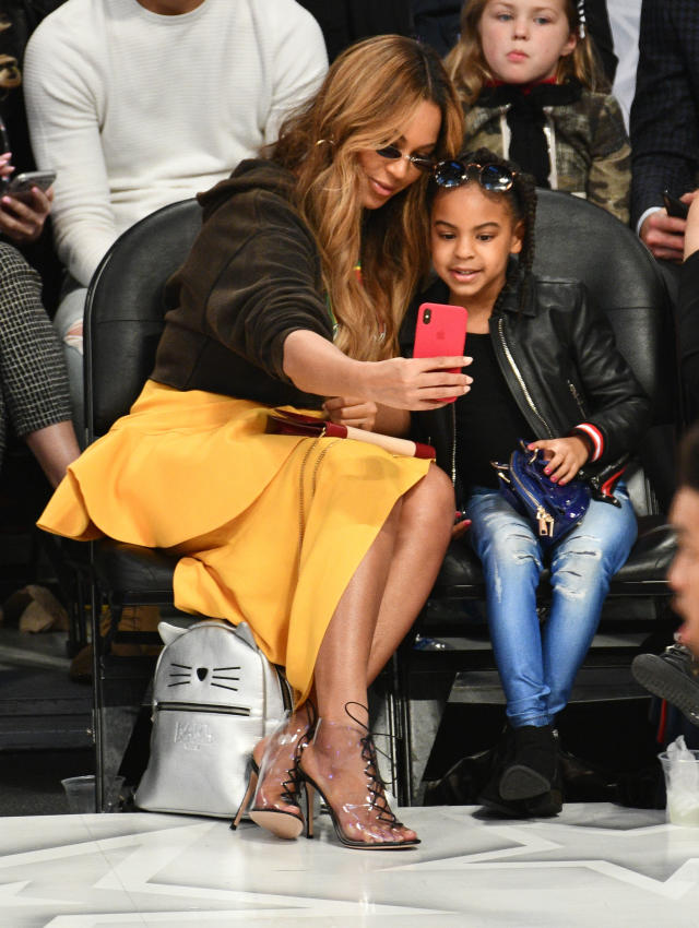 Blue Ivy carries $1,820 Louis Vuitton bag to NBA game