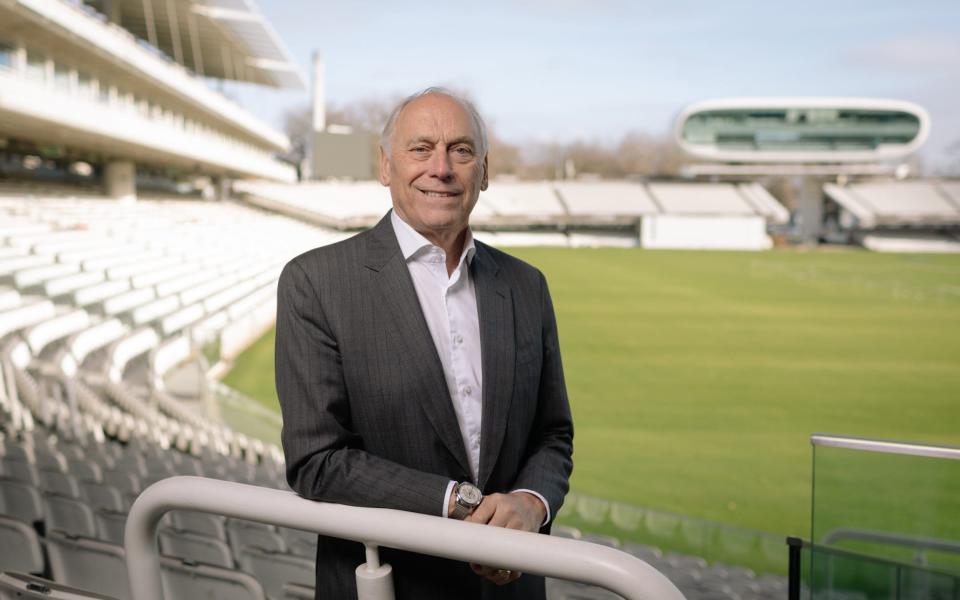 Colin Graves poses for a portrait at Lord's - ECB