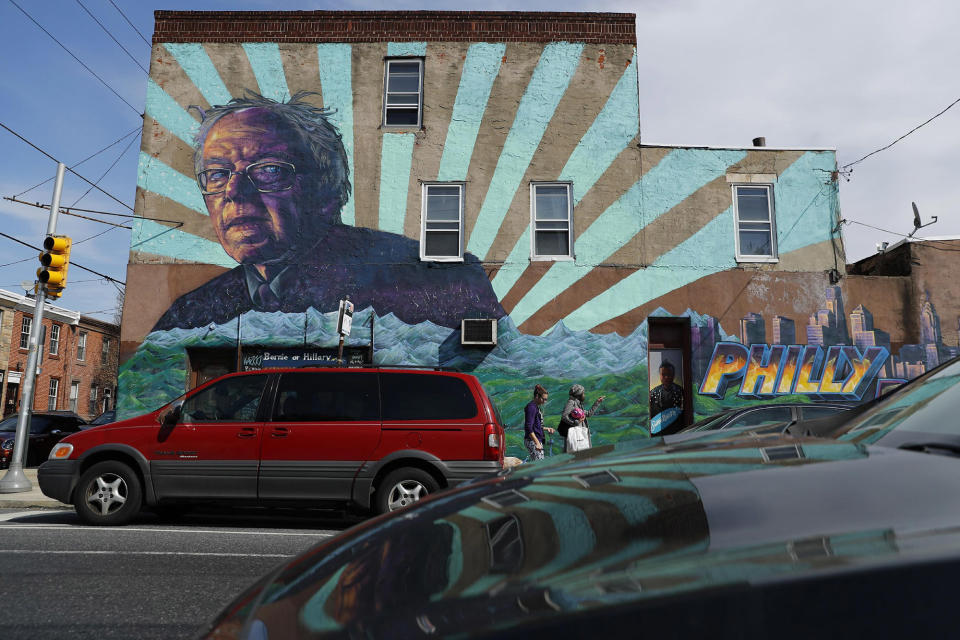 Bernie Sanders is winning the street art primary