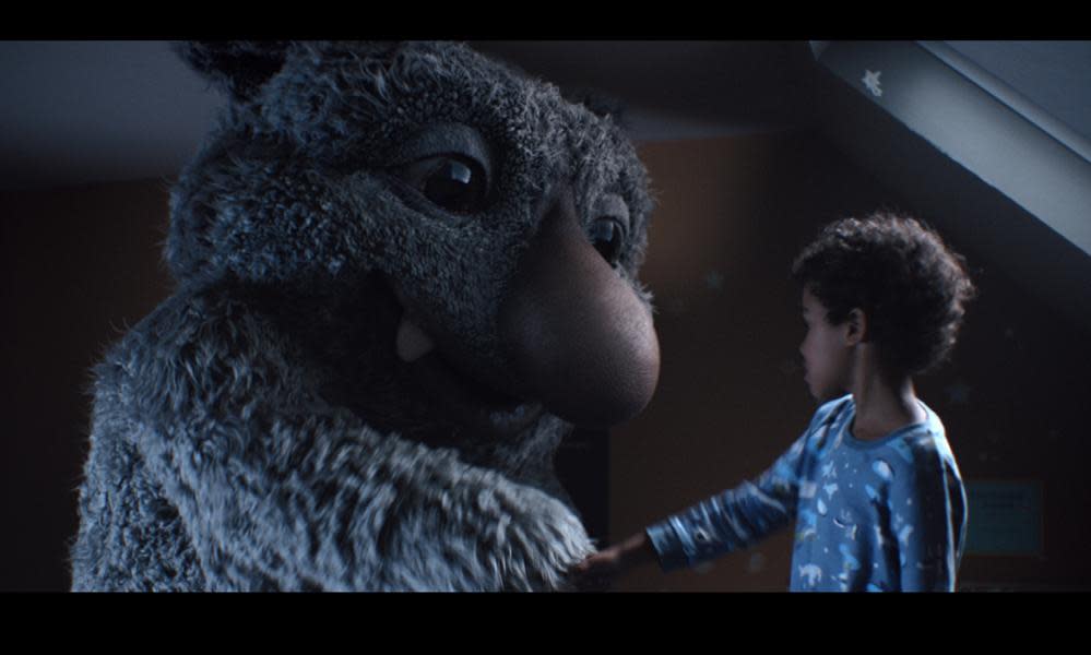 John Lewis’s Christmas ad features Moz the monster, who lives under a little boy’s bed. 