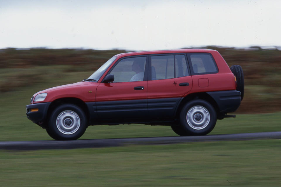 <p>This was the SUV future for a while. The RAV4 grew up a bit with the arrival of the five-door GX in 1995, there was a passenger airbag from 1996 and the quite well-equipped VX with air-conditioning in 1997.</p><p>All that and a mild facelift for 1998. It’s possible to pick up fairly tidy examples of the early three-door, which are comfortably below £2000 for a 1997 GX. Few issues with the excellent 2.0-litre engine other than cumulative multi-owner servicing neglect.</p>
