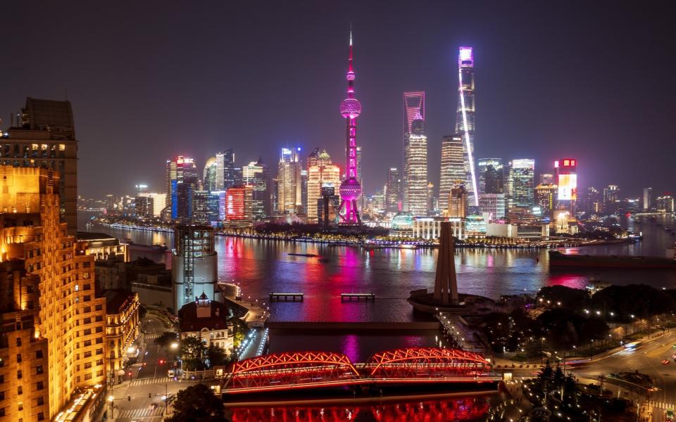 Open to tourism: Shanghai city skyline seen on March 8, 2023 - Alex Plavevski/Shutterstock
