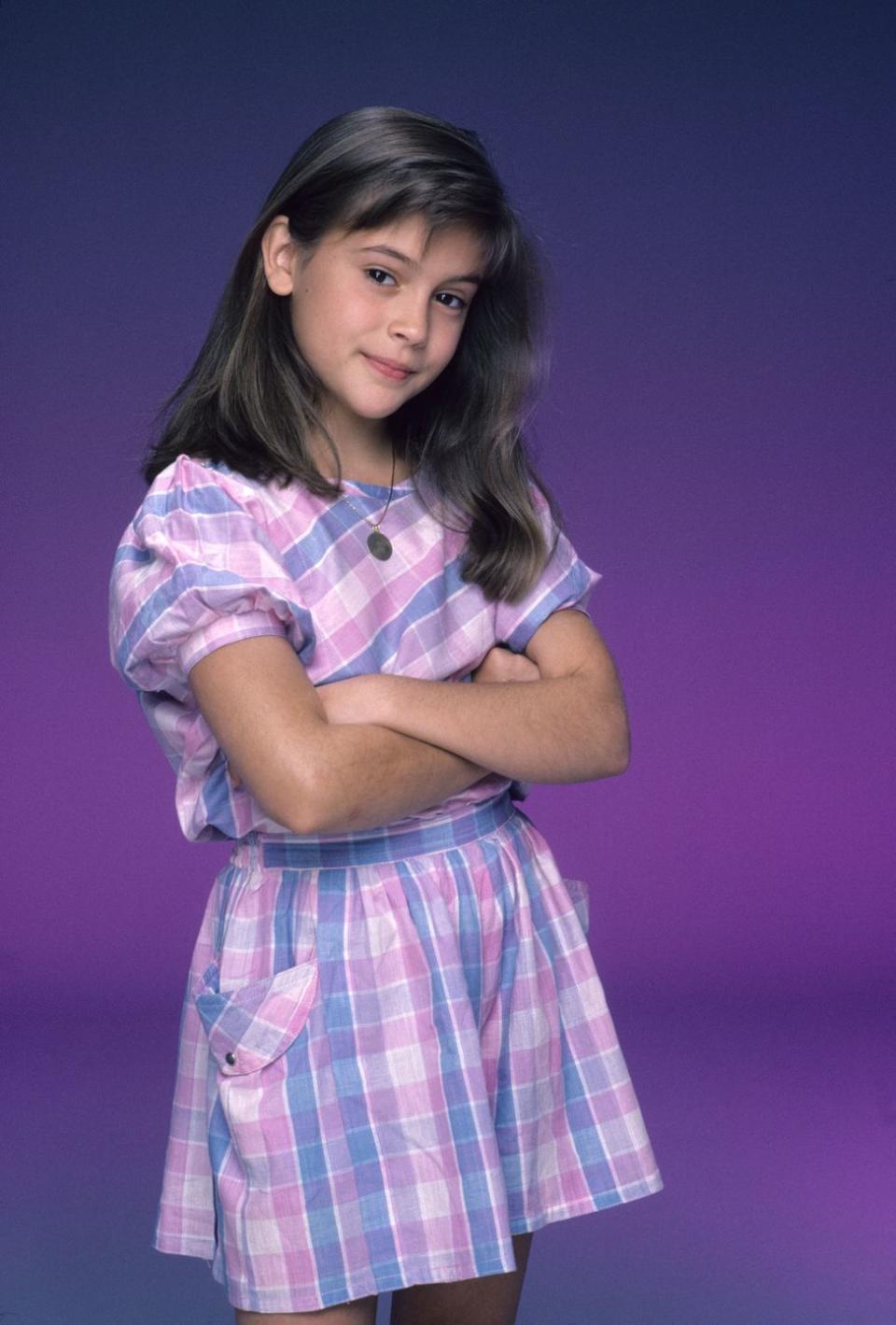 <p>Although she’s best known as Samantha Micelli in <em>Who’s the Boss?</em>, Alyssa Milano actually started her career as a child star at age 7 when she was on tour in <em>Annie. </em> But her role as Tony Danza’s daughter made her a star—a role for which she won three Kids’ Choice Awards.<br></p>