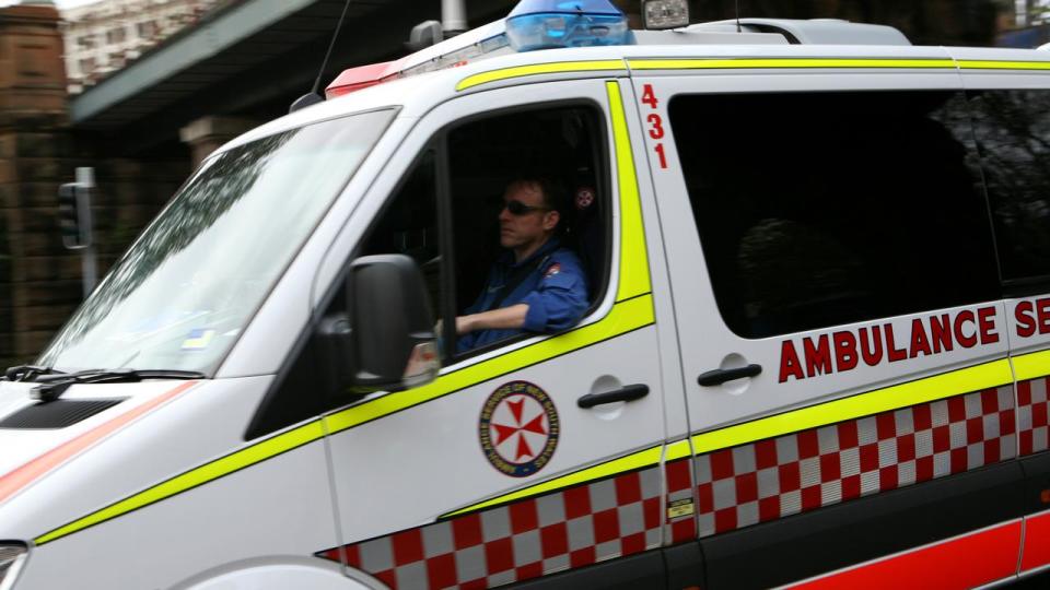 An ambulance