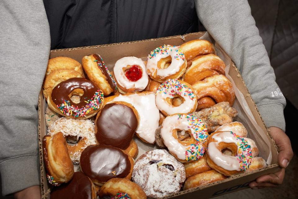 A box of donuts