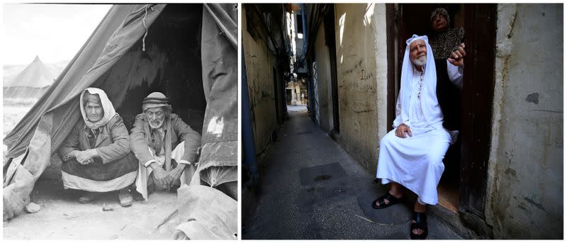 The Wider Image: Side by side, glimpses of Palestinian refugee camps then and now