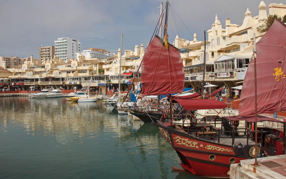 In the port of Benalmadena, Andalucia