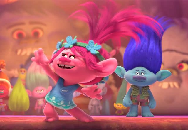 DreamWorks Animation Princess Poppy and Branch in 'Trolls'