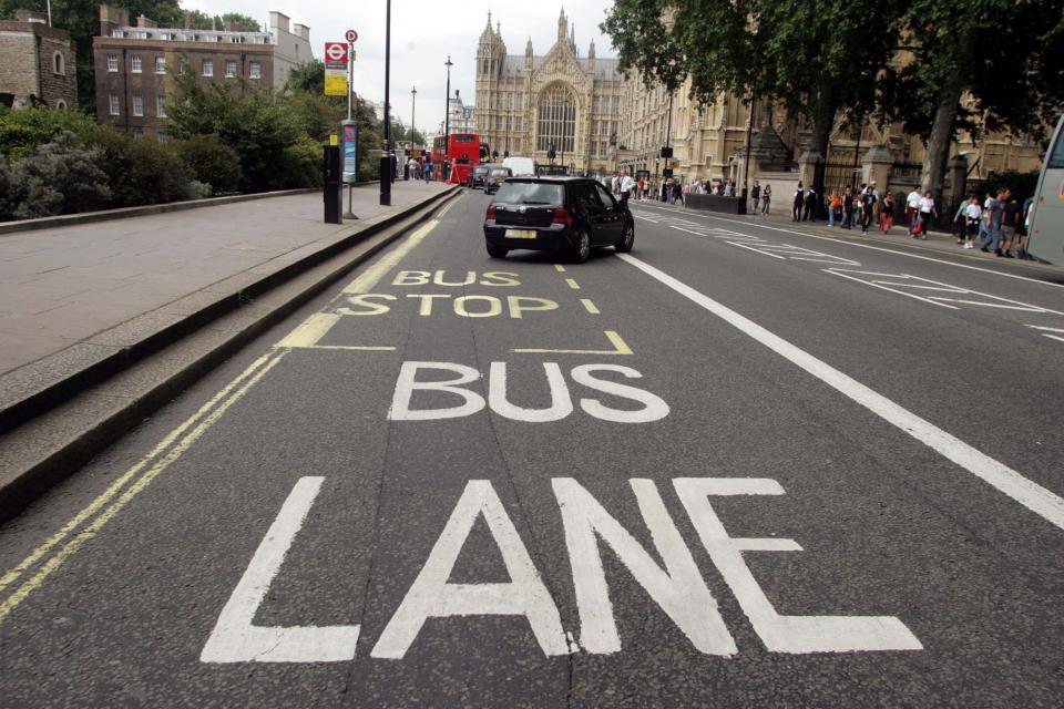 34. Bus lane