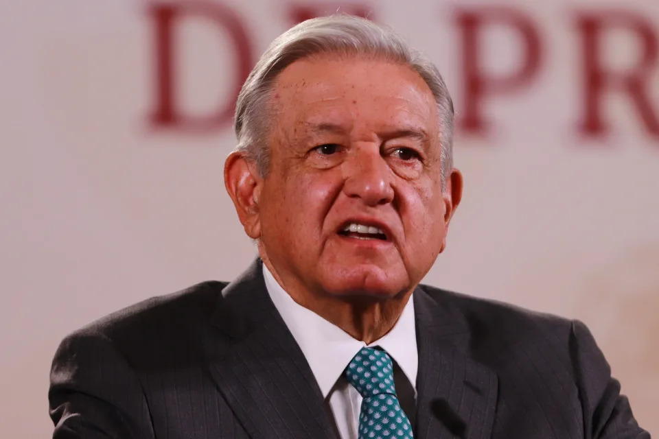 Andr&#xe9;s Manuel L&#xf3;pez Obrador (AMLO) presidente de M&#xe9;xico, en conferencia de presa desde Palacio Nacional |  Foto archivo: Carlos Santiago/ Eyepix Group/Future Publishing via Getty Images