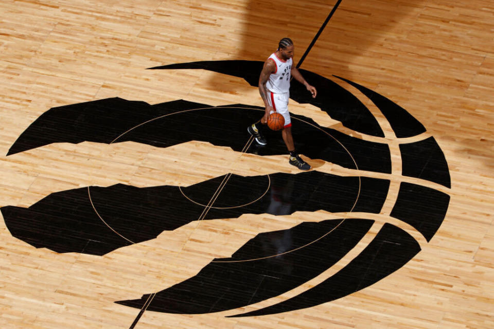 Kawhi Leonard's Toronto Raptors are the NBA's biggest TV draw ever in Canada. (Getty Images)