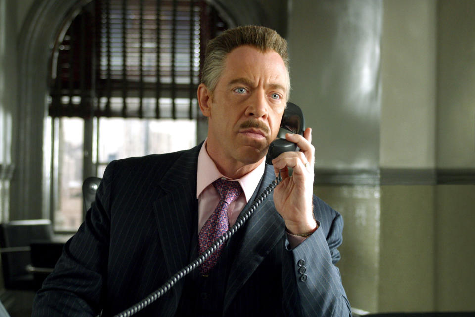 J. Jonah Jameson on the phone