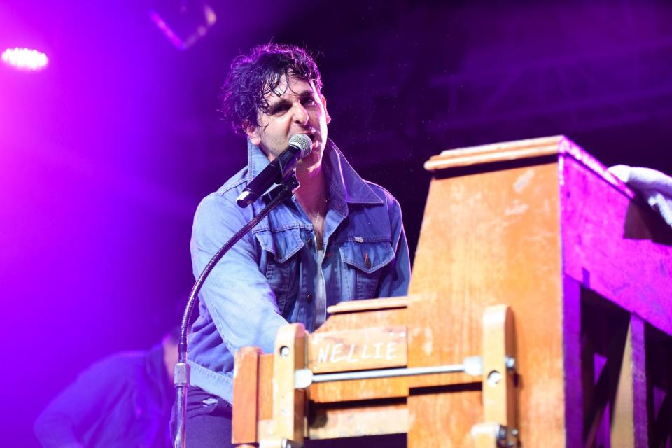 Low Cut Connie, a rock and roll band based in Philadelphia, performs during the 2023 XPoNential Music Festival.