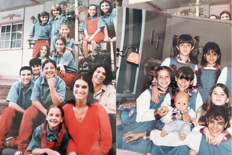 La actriz compartió varias fotos de las primeras temporadas de Chiquititas (Foto: Captura de video / Instagram @agustinacherriok)