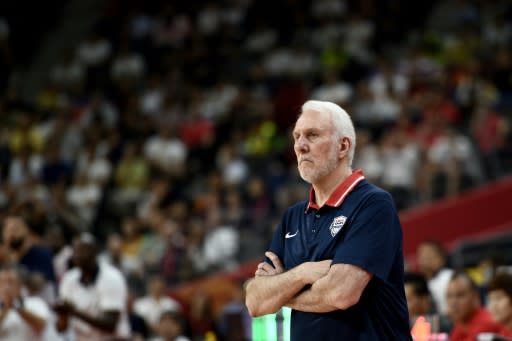 Team USA Coach Gregg Popovich had little to celebrate on the sidelines of the game against France, but said he was proud of his squad