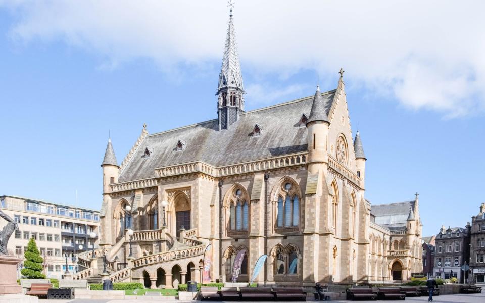 McManus Art Galleries in the City Centre of Dundee in Scotland