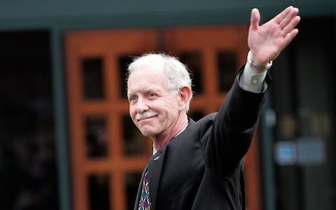 Pilot Chesley "Sully" Sullenberger was awarded a medal for his heroic landing in the Hudson - Credit: Los Angeles Times