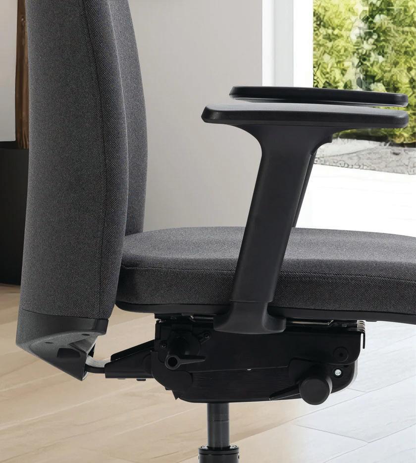 A Boulies NUBI Series chair sitting in a home office