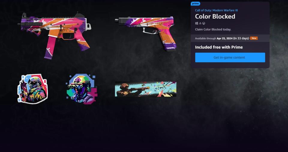 Contenido del nuevo Color Blocked Bundle de Call of Duty