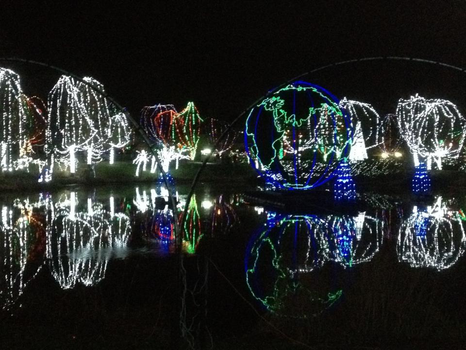 Wild Lights at the Columbus Zoo and Aquarium in Columbus, Ohio