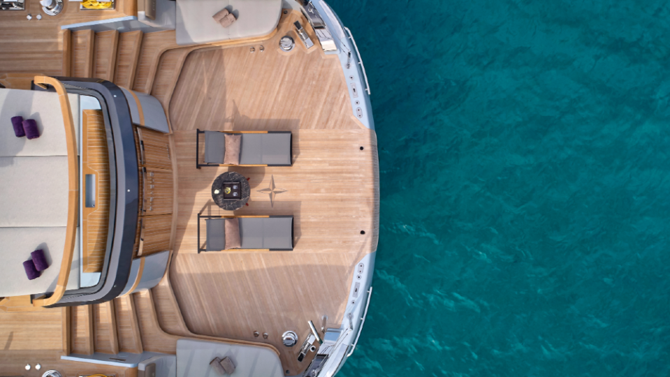 Geco is a new Superyacht from Admiral Yachts That Was Designed as a Party Platform