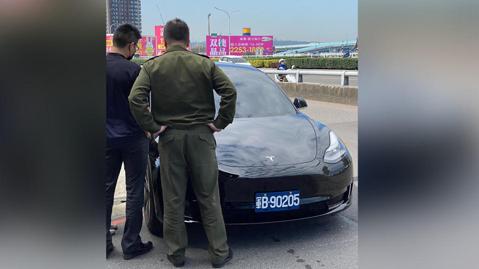 憲兵指揮部是率先採購特斯拉的公務機關之一。（圖片來源/ 取自Tesla Owners Taiwan推特）