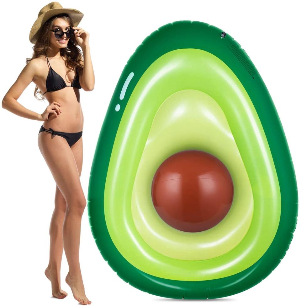 Obuby Inflatable Avocado Pool Float Floatie