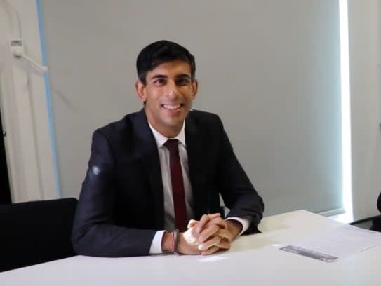 <p>Rishi Sunak explains his fondness for the fizzy beverage</p> (Big George/YouTube)