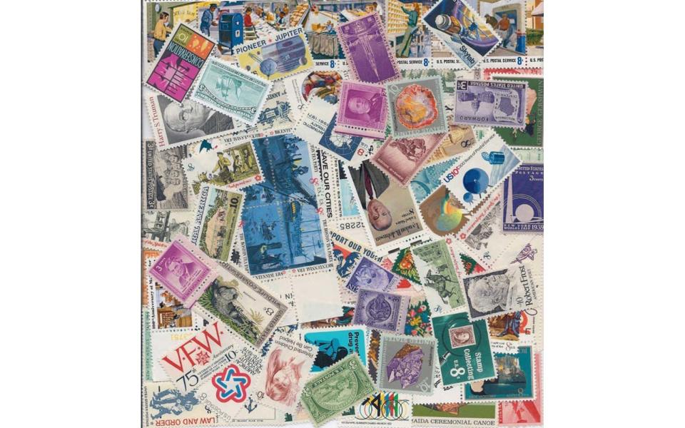 <p>This awesome collection of stamps from all over the U.S. is the perfect way to inspire your child to engage in a really cool hobby—plus the stamps are awesome to look at!</p> <p><strong>To buy:</strong> <a rel="nofollow noopener" href="http://www.amazon.com/100-Mint-U-S-Stamp-Collection/dp/B011E0PXTM/ref=pd_lpo_229_tr_img_2?_encoding=UTF8&psc=1&refRID=D55730N807JH3P6GBGJA" target="_blank" data-ylk="slk:amazon.com;elm:context_link;itc:0;sec:content-canvas" class="link ">amazon.com</a>, $11.25</p>