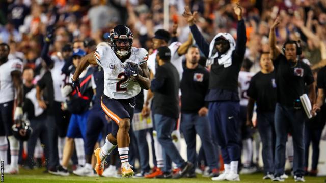 Bears vs. Commanders final score, results: Washington hangs on to win after  Justin Fields' rally fall short for Chicago