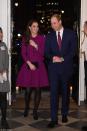 <p>The Duchess of Cambridge stunned at a conference in a purple Oscar de la Renta skirt suit costing $2,900. </p>