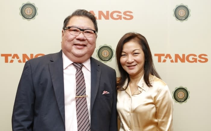 Mr. Tang Wee Sung and Grace Ban (Photo credit: SG Tatler)