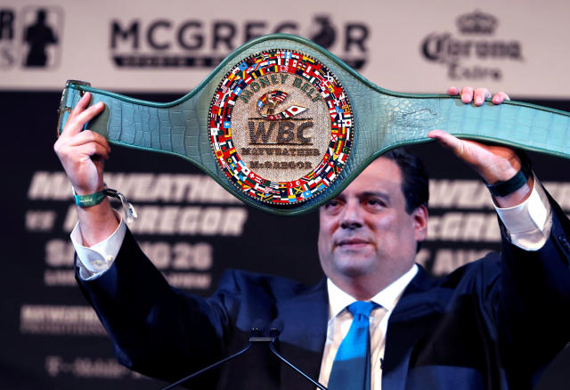 Mayweather-McGregor winner to get gaudy Money Belt from WBC