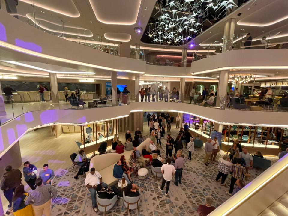 The amenities inside Norwegian Cruise Line's Norwegian Prima cruise ship.