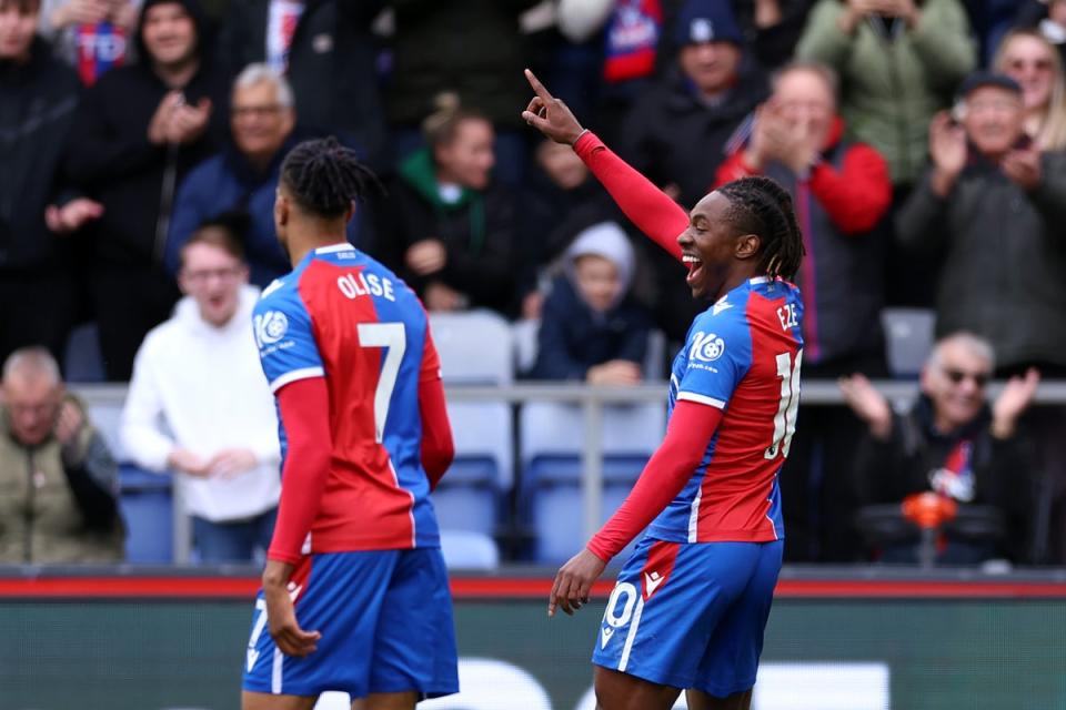 Eberechi Eze has impressed for Crystal Palace this season despite injury problems (Getty Images)